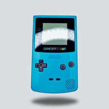 Teal Blue GameBoy Color Authentic Nintendo GBC Handheld Console MINT CONDITION 