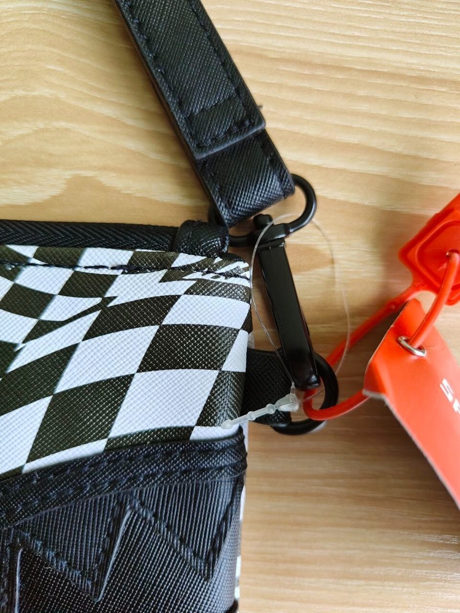 Sprayground TRIPPY CHECK CROSSOVER CLUTCH Limited Edition Sprayground TRIPPY CHECK CROSSOVER CLUTCH Limited Edition