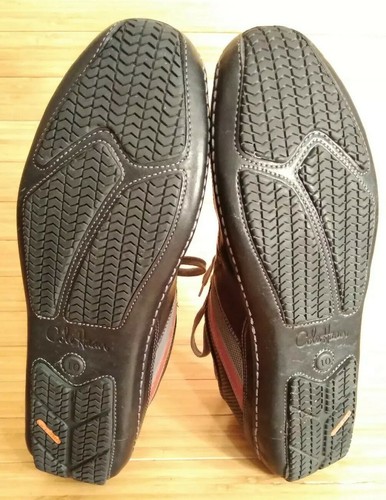 Cole Haan Casual Leather Shoes. Men's 10 Black/Gray/Brown Stripe - Picture 4 of 10