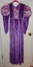 Rubies Halloween Costume Purple Dress M 8 - 10 Fairy Tale Renaissance Womens