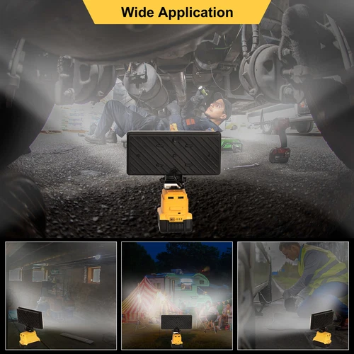 LED Work Light for Dewalt 20V Battery,90W Flood Light Torch for Workshop,Camping - Bild 10 von 12