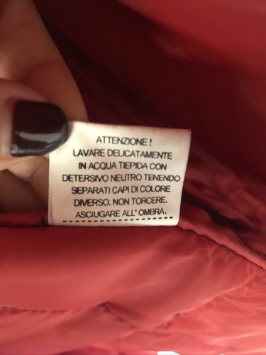 CAPPOTTO ORIGINAL MARINES BLU E ROSSO RAGAZZA TAGLIA S + OMAGGIO!! GIACCA LEVIS - Foto 7 di 12