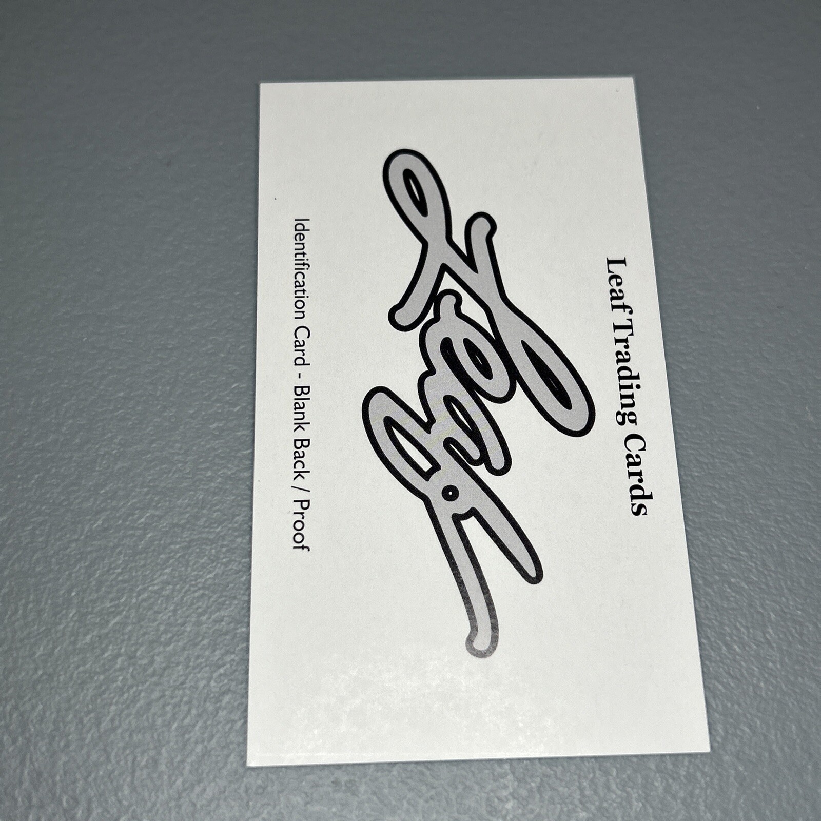 CHRISTIAN EIROA 2019 Leaf Perfect Game National Blank Back Gold AUTO 1/1