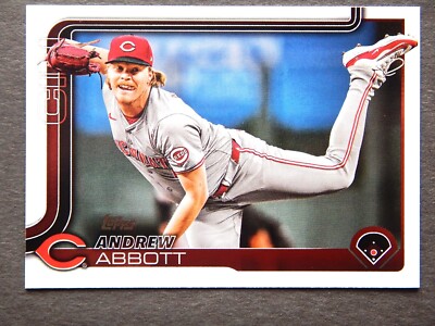 Andrew Abbott #140 Topps 2025 Baseball Card (Cincinnati Reds) 