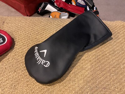 Callaway Generic Black White Driver Headcover VGC Flat