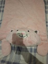 FROLICS Kids Collection Kitty Cat Plush Sleeping Bag 29&rdquo; (73cm) X 68&rdquo; (172cm)