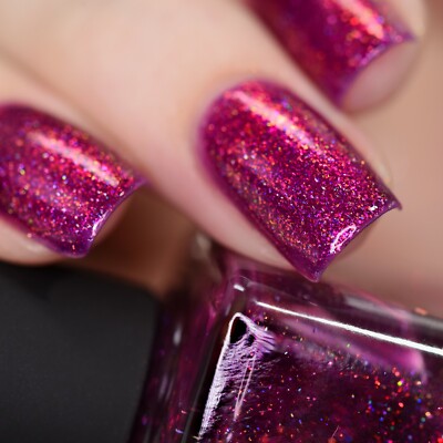 ILNP Rush Hour - Vivid Berry Holographic Nail Polish