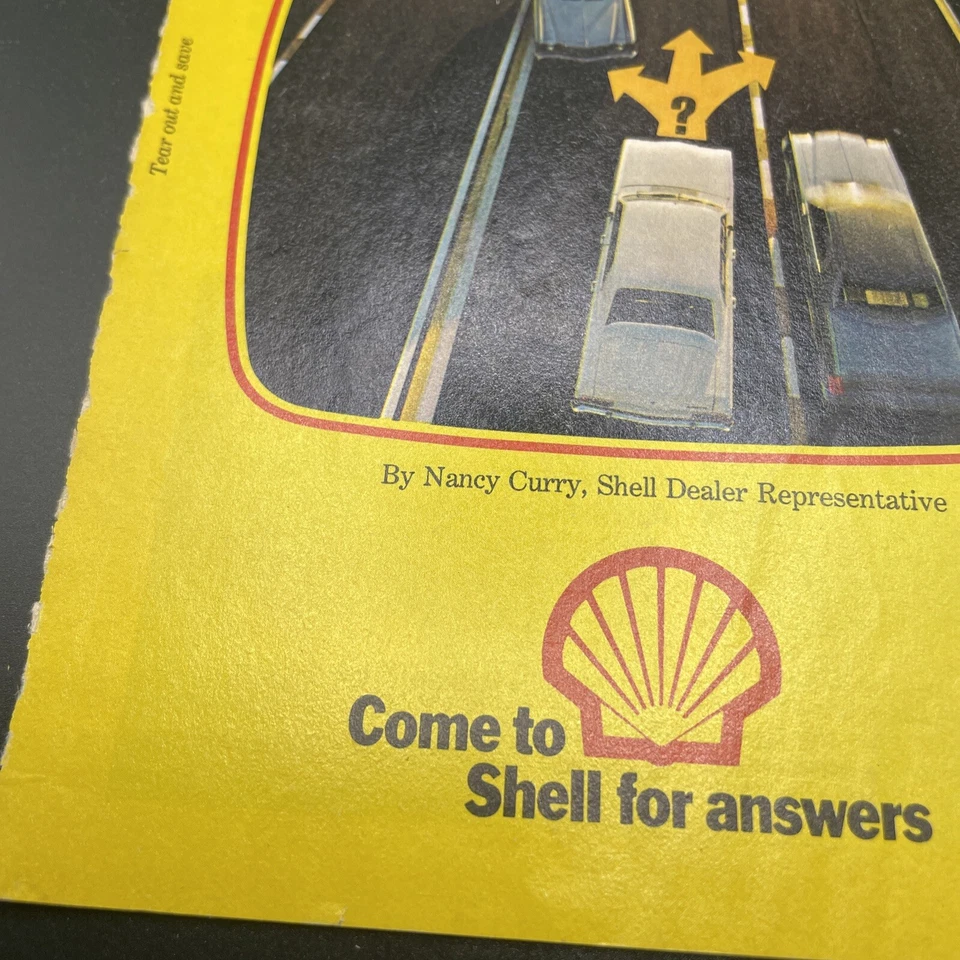 Vintage Shell Answer Book # 7 The Driving Emergency Book By Nancy Curry - Image 4 of 4