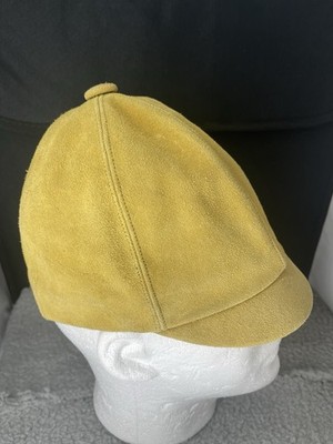 Vintage Mustard Suede Beret Hat – 1970s Style Suede Cap 1970s Suede Hat - Etsy main image 3