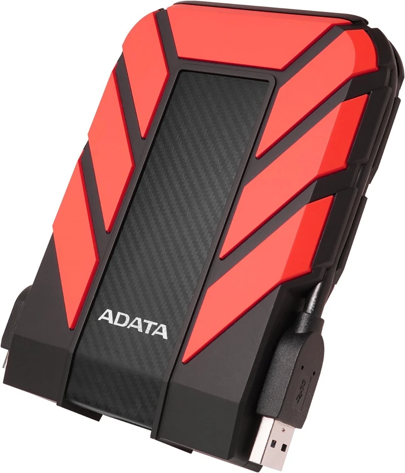 ADATA Dashdrive Durable HD710 Pro External Hard Disk Drive, USB 3.1 (1TB, Red) H - Image 4 of 4