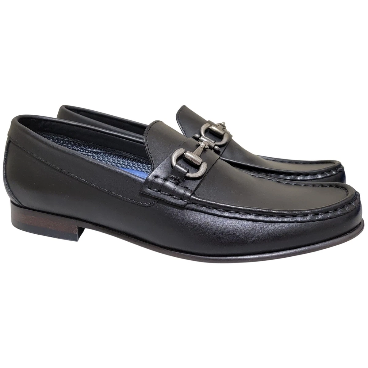 Vince Camuto Ponzo Distressed Gray Leather Slip On Deck Loafers Shoes Men\'s 9 D Vince Camuto Loafer Casual Shoes for Men for sale | eBay main image 2