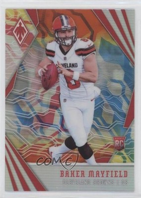 2018 Panini Phoenix Rookies Color Burst Baker Mayfield #106 Rookie RC 0ls
