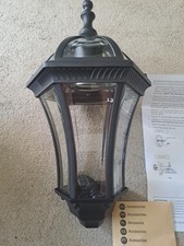 Stunning Glass Lantern Outdoors Wall Light Garden Lighting