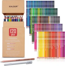 KALOUR Premium Colored Pencils,Set of 120 1 Count (Pack 120), Multicolor 