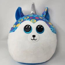 Ty Squish-A-Boo Fantas HELENA The Husky Plush Toy Large 14''