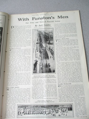 Collier's Magazine May 23 1914 Jack London Funston's Men Kuppenheimer Ad NICE - Picture 9 of 9