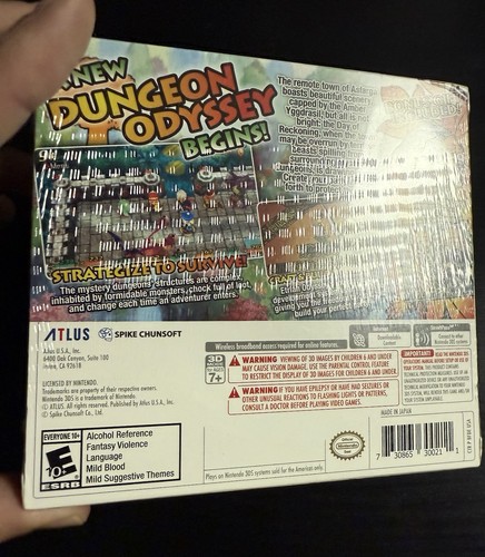 Etrian Mystery Dungeon Launch Edition - Nintendo 3DS **NEU Sealed. - Bild 2 von 4