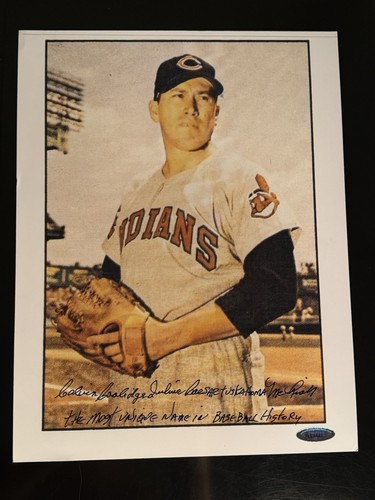 Cal McLish Full Name The Most Unique Name! Signed 8x10 Photo Tristar COA