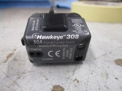 Veris Hawkeye 308 Digital Current Switch H308 50A Used