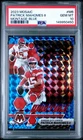 2023 Mosaic Montage Patrick Mahomes II Blue Prizm /99 #M6 PSA 10 GEM MINT POP 2