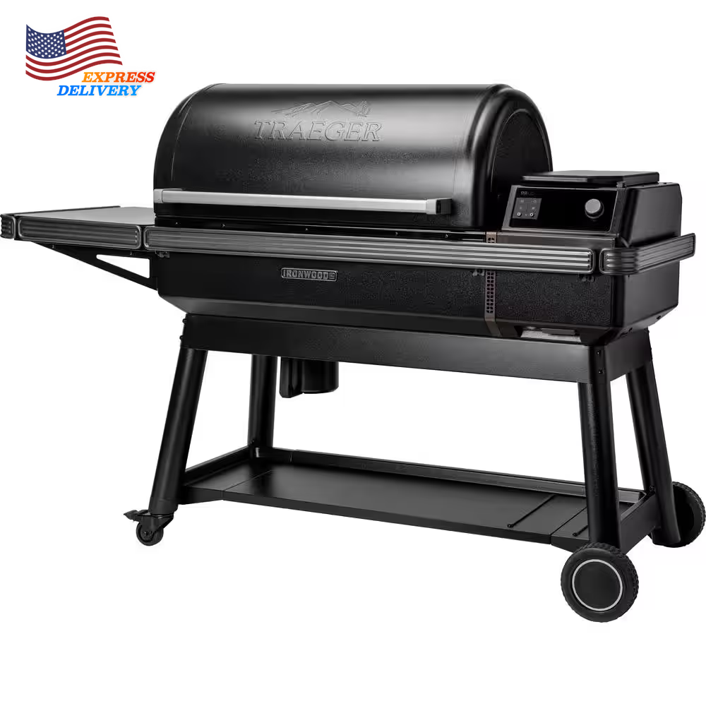Ironwood XL Wi-Fi Pellet Grill and Smoker in Black
