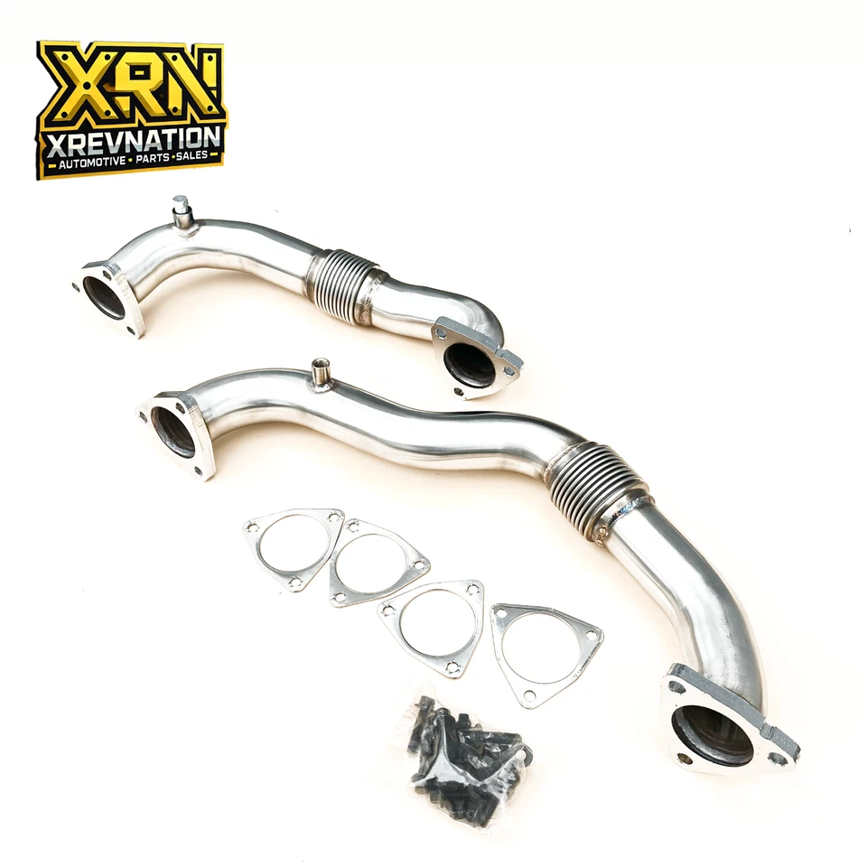 Tubos de acero inoxidable de pared gruesa de alta resistencia XRN para Ford Powerstroke 2008-2010 6,4 L Foto 2 de 3