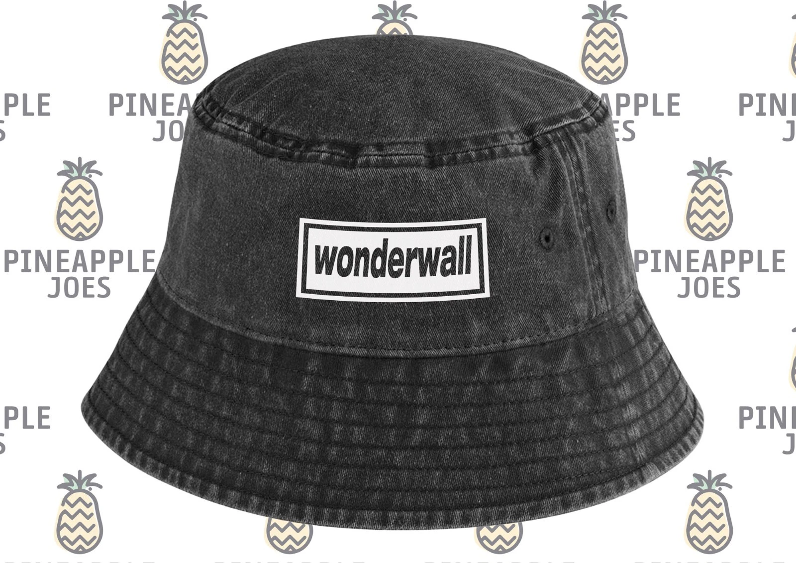 OASIS Printed Vintage Style Bucket Hat! Choose Your Song! 4 Colours Available!