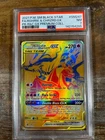 POKEMON 2021 Prem GX Coll PRomo Full Art RESHIRAM CHARIZARD GX #SM247 PSA 7