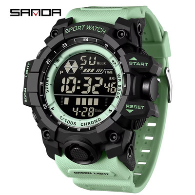 Sportuhr Herren Digitaluhr wasserdicht LED analog digital Outdoor Uhr robust