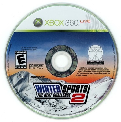 Winter Sports 2: The Next Challenge (Xbox 360, 2008) TESTED NO TRACKING