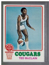 1973-74 Topps - Ted McClain #247 (RC) Cougars