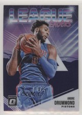 2018-19 Panini Donruss Optic League Leaders Purple Prizm Andre Drummond #2 5n0