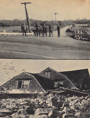 East Beach, Quonocontaug, R.I. after the Hurricane, 1938