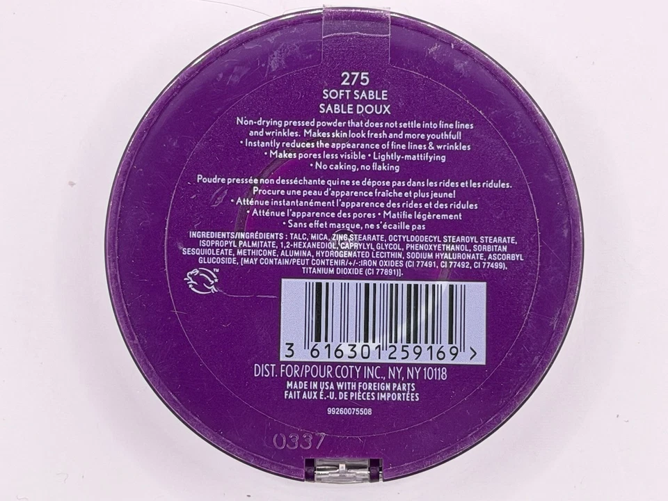 (3-PACK) Covergirl Simply Ageless Instant Blurring Wrinkle Powder 275 SOFT SABLE - Image 2 of 2