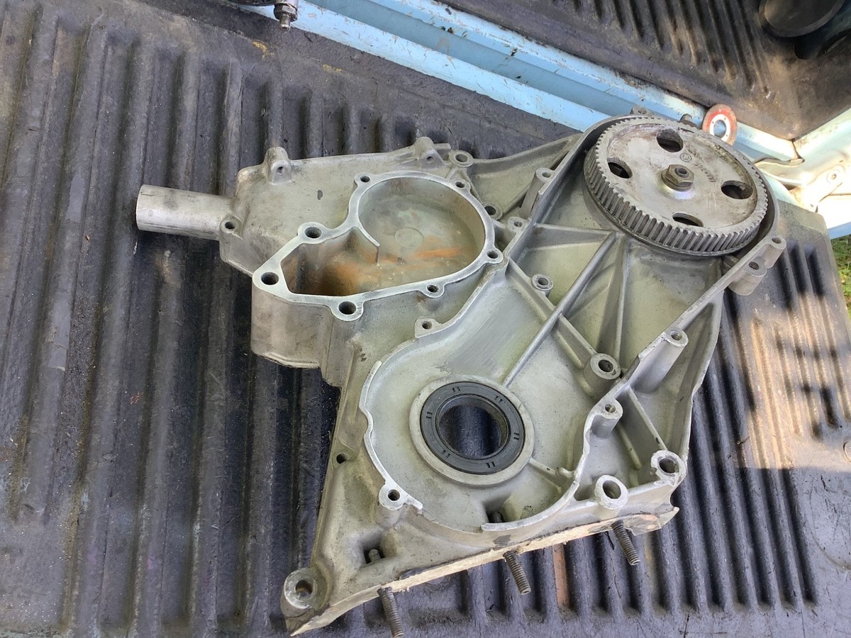 BMW 2002tii front engine cover with kugelfisher pump, LATE | eBay