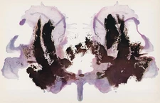 1958 HOLTZMAN INKBLOT TEST Card - Psychology Art - Psychiatry - 8.5 x 5.5 Inches