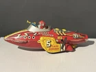 1939 Flash Gordon Rocket Fighter Tin Wind-Up