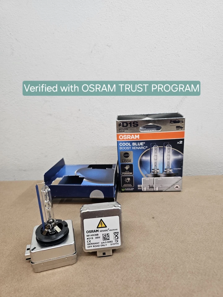 D1S OSRAM 66140CBB COOL BLUE BOOST HID BULBS (2 PACK) - Image 4 of 4