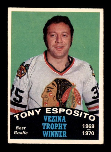 Tony Esposito [Vezina Trophy] #250 1970 O-Pee-Chee card