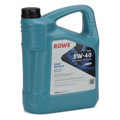 5L ROWE SYNT RS HC-D 5W-40 Motoröl BMW-LL01 MB 229.5 Porsche A40 VW 502/505.00