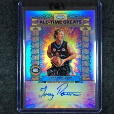 2024-25 Topps Chrome NBL TONY RONALDSON All-Time Greats Auto Refractor #TR (G)