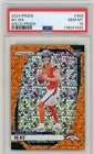 2024 Panini Prizm Bo Nix Orange Disco Prizm Rookie #309 PSA 10 Broncos