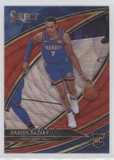 2019-20 Panini Select Courtside Tmall Red Wave Prizm Darius Bazley #292 d4v