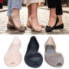 Women's Peep Toe Heart Bow Jelly Ballet Flats Ladies Summer Slip On Sandals Shoe