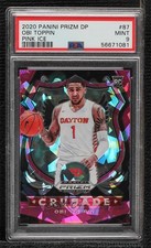 2020-21 Panini Prizm Draft Picks Crusade Pink Ice Obi Toppin #87 PSA 9 MINT 7xr