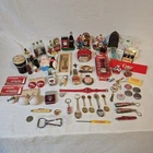 Vintage Coca-Cola Collectible Lot Watches Clocks Figurines Pins Belt Barware...