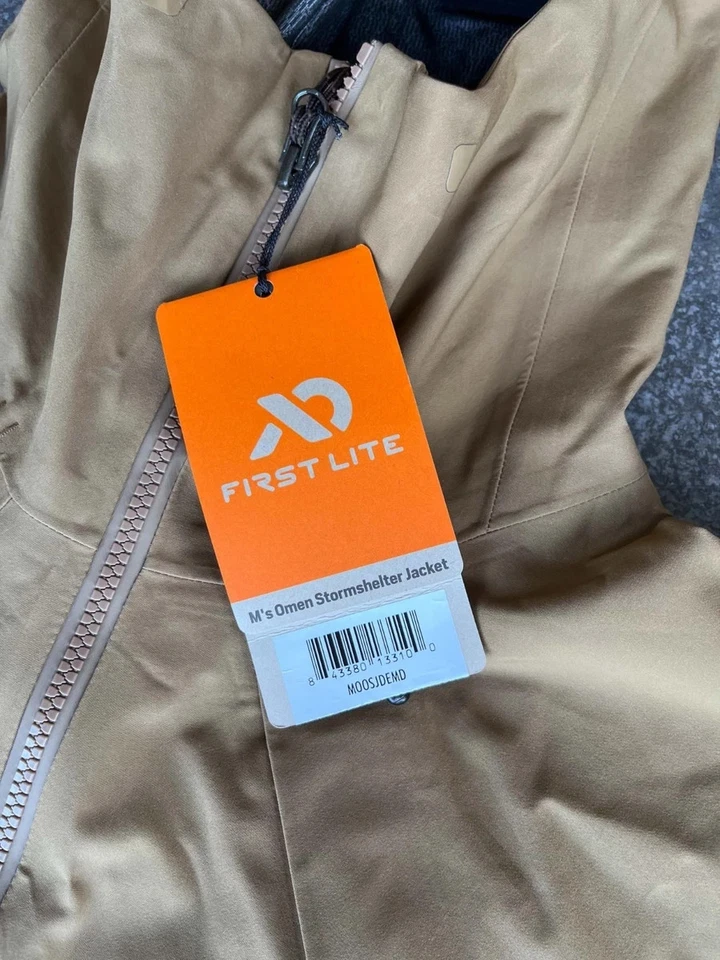 NEW! First Lite - Omen Stormshelter Jacket - Medium, NWT - DWR & Tear Resistant - Image 3 of 4