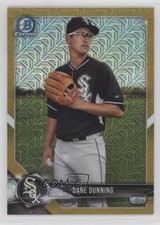 2018 Bowman Chrome Prospects Mega Box Gold Mojo Refractor 28/50 Dane Dunning 2l4