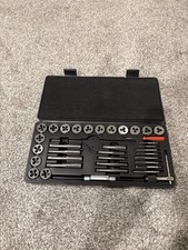 40-Piece Metric Tap & Die Set Threading Tool ...