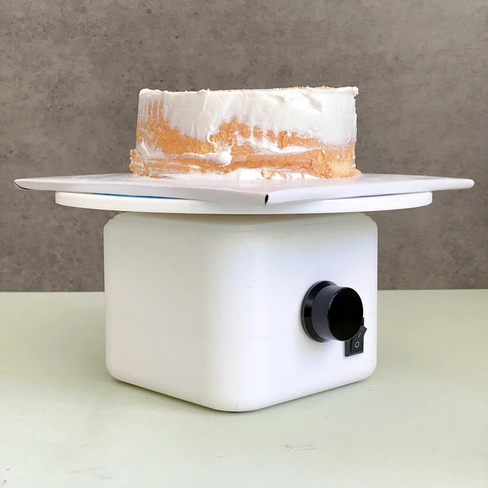 Electric Cake Decorating Turntable – Adjustable Speed | ABASO Cake Spinner - Image 2 of 4